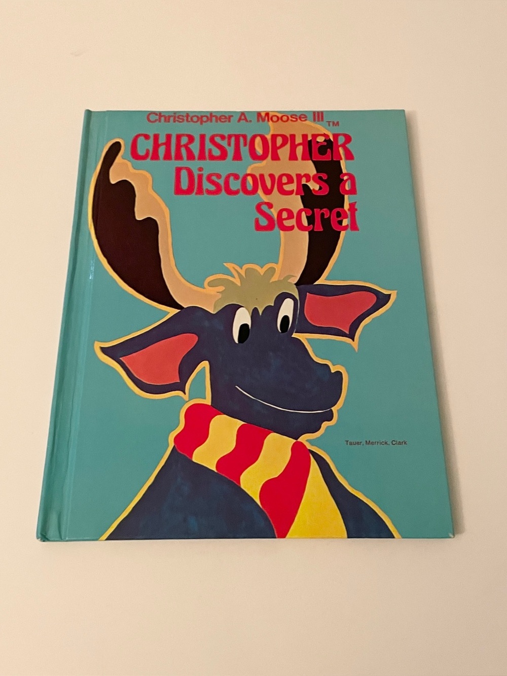 Vintage 1977 Christopher Discovers A Secret Book Hardcover Childrens Press